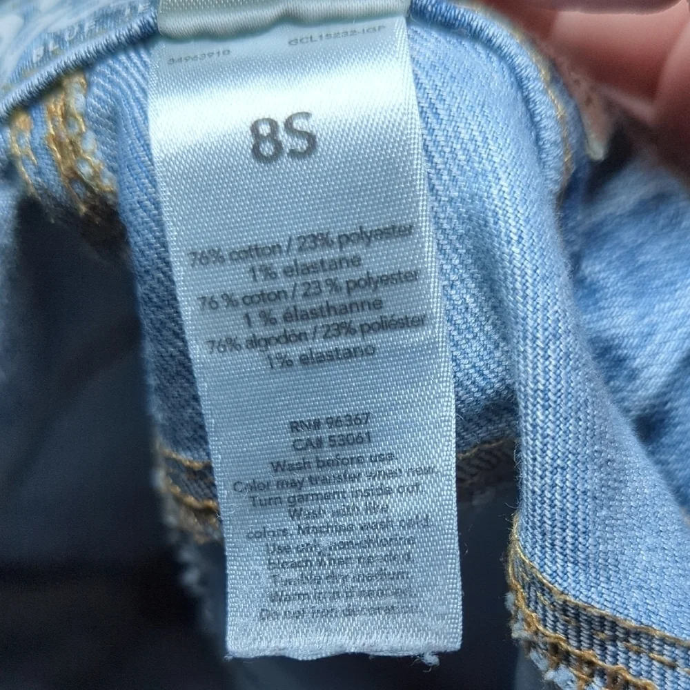Oshkosh B'Gosh Bootcut Jeans Light Wash Adjustable Waist Girls Size 8 Slim